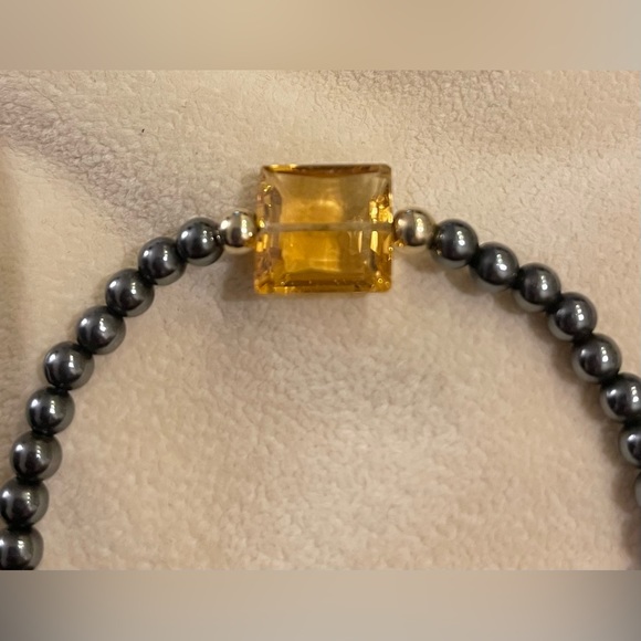 Jessica Kagan Cushman (JKC) Oxidized Silver Beads and Citrine Bracelet - Picture 3 of 7